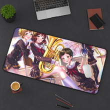 Charger l&#39;image dans la galerie, Sound! Euphonium Kumiko Oumae, Reina Kousaka, Hazuki Katou, Sapphire Kawashima Mouse Pad (Desk Mat) On Desk
