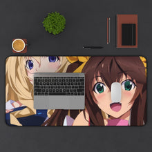 Charger l&#39;image dans la galerie, Infinite Stratos Mouse Pad (Desk Mat) With Laptop
