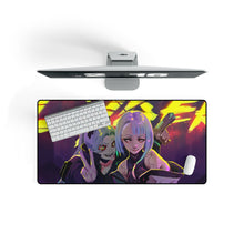 Load image into Gallery viewer, Cyberpunk: Edgerunners Mouse Pad (Desk Mat) On Desk
