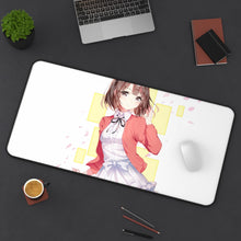 Cargar imagen en el visor de la galería, How Saekano: How to Raise a Boring Girlfriend Mouse Pad (Desk Mat) On Desk
