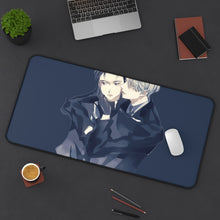 Load image into Gallery viewer, Yuri!!! On Ice Victor Nikiforov, Yuuri Katsuki Mouse Pad (Desk Mat) On Desk
