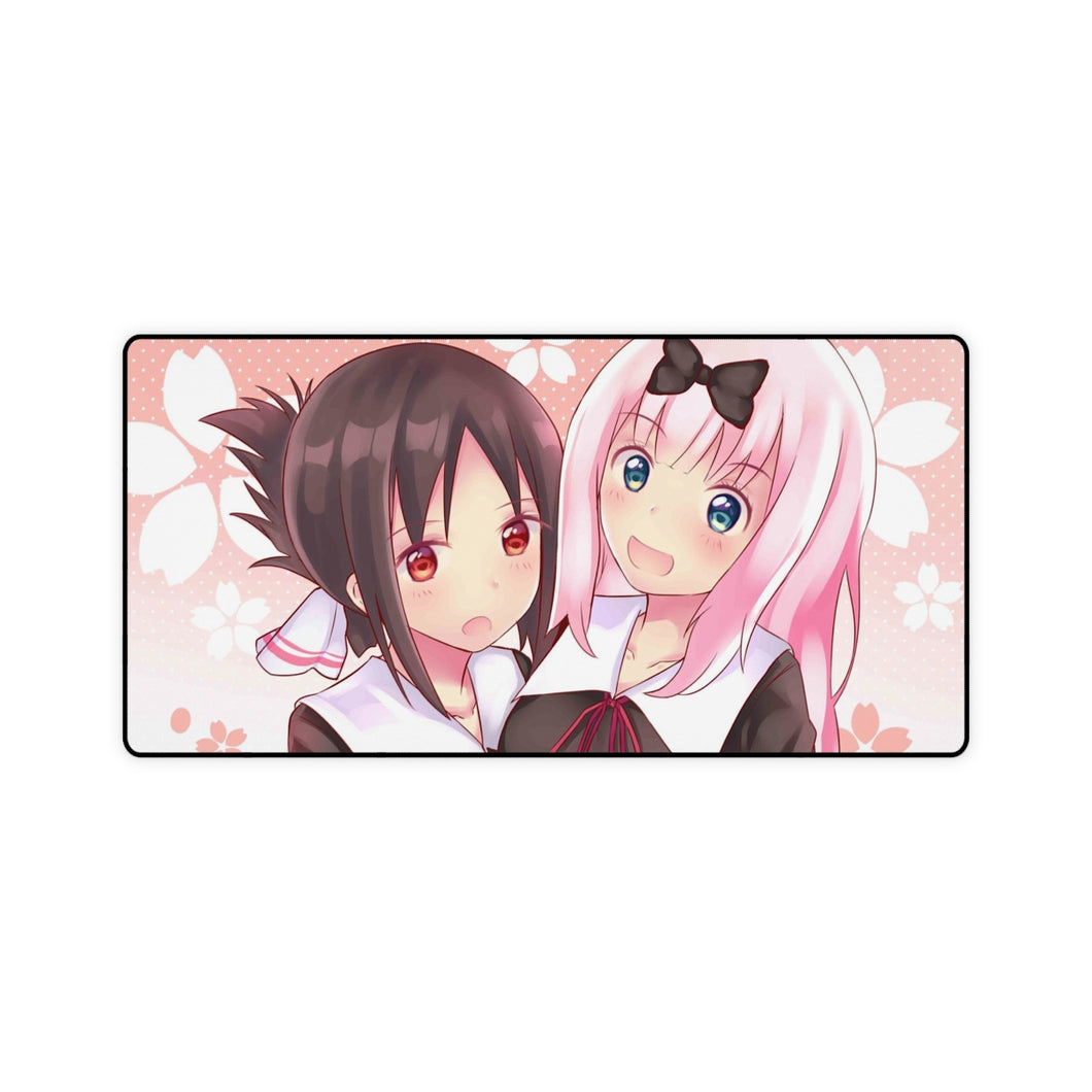 Tapis de souris Kaguya et Chika (tapis de bureau)