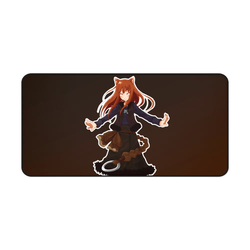 Spice And Wolf Mouse Pad (Desk Mat)