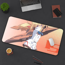 Charger l&#39;image dans la galerie, Infinite Stratos Mouse Pad (Desk Mat) On Desk
