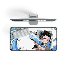 Charger l&#39;image dans la galerie, Demon Slayer: Kimetsu no Yaiba Mouse Pad (Desk Mat) On Desk
