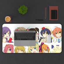 Charger l&#39;image dans la galerie, Love Live! Maki Nishikino, Kotori Minami, Umi Sonoda, Honoka Kousaka, Rin Hoshizora Mouse Pad (Desk Mat) With Laptop
