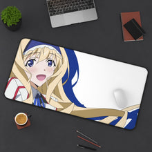 Charger l&#39;image dans la galerie, Infinite Stratos Mouse Pad (Desk Mat) On Desk
