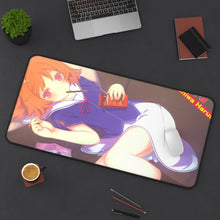 Load image into Gallery viewer, Chiwa Harusaki OreShura Mouse Pad (Desk Mat) On Desk
