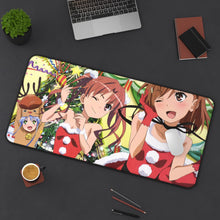 Load image into Gallery viewer, A Certain Scientific Railgun Mouse Pad (Desk Mat) On Desk
