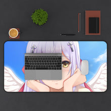 Load image into Gallery viewer, Gabriel DropOut Raphiel Shiraha Ainsworth Mouse Pad (Desk Mat) With Laptop
