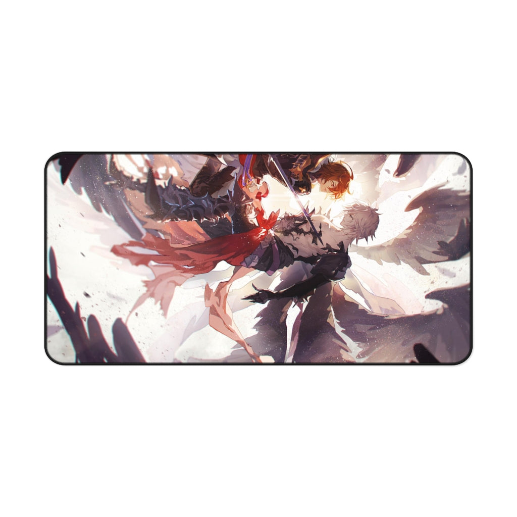 Granblue Fantasy Granblue Fantasy, Lucilius, Sandalphon Mouse Pad (Desk Mat)