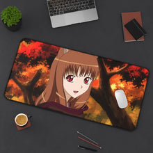 Cargar imagen en el visor de la galería, Spice And Wolf Mouse Pad (Desk Mat) On Desk
