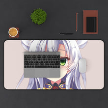 Charger l&#39;image dans la galerie, Rokudenashi Majutsu Koushi To Akashic Records Sistine Fibel Mouse Pad (Desk Mat) With Laptop
