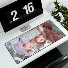 Load image into Gallery viewer, Inugami Korone &amp; Nekomata Okayu Mouse Pad (Desk Mat)
