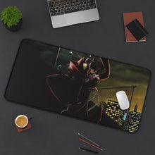 Load image into Gallery viewer, Chesire Cat Mouse Pad (Desk Mat) On Desk
