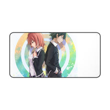 Charger l&#39;image dans la galerie, My Teen Romantic Comedy SNAFU Hachiman Hikigaya, Yui Yuigahama Mouse Pad (Desk Mat)
