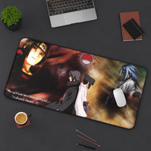 Load image into Gallery viewer, Sasuke and Itachi Mouse Pad (Desk Mat) On Desk
