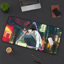 Load image into Gallery viewer, L Death Note Em Toquio Mouse Pad (Desk Mat) On Desk
