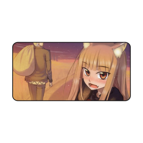 Spice And Wolf Mouse Pad (Desk Mat)