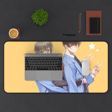 Load image into Gallery viewer, Cardcaptor Sakura Sakura Kinomoto, Yukito Tsukishiro Mouse Pad (Desk Mat) With Laptop
