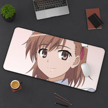 Load image into Gallery viewer, A Certain Scientific Railgun Mouse Pad (Desk Mat) On Desk
