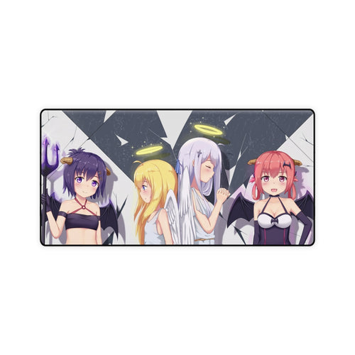 Gabriel DropOut Satanichia Kurumizawa Mcdowell, Gabriel Tenma White, Vignette Tsukinose April, Raphiel Shiraha Ainsworth Mouse Pad (Desk Mat)