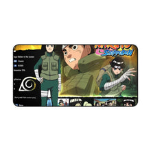 Charger l&#39;image dans la galerie, &quot;The Beautiful Blue Beast, from the hidden leaf village, Rock Lee!&quot; Mouse Pad (Desk Mat)
