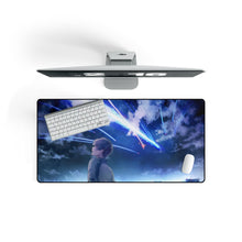 Load image into Gallery viewer, Your Name. Mouse Pad (Desk Mat) On Desk
