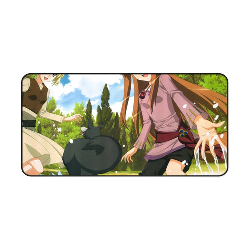 Spice And Wolf Mouse Pad (Desk Mat)