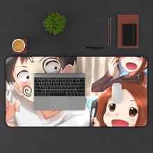 Cargar imagen en el visor de la galería, Karakai Jouzu No Takagi-san Mouse Pad (Desk Mat) With Laptop
