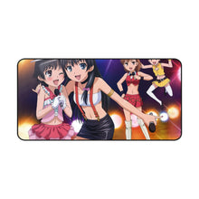 Load image into Gallery viewer, A Certain Scientific Railgun Mikoto Misaka, Kuroko Shirai, Ruiko Saten Mouse Pad (Desk Mat)
