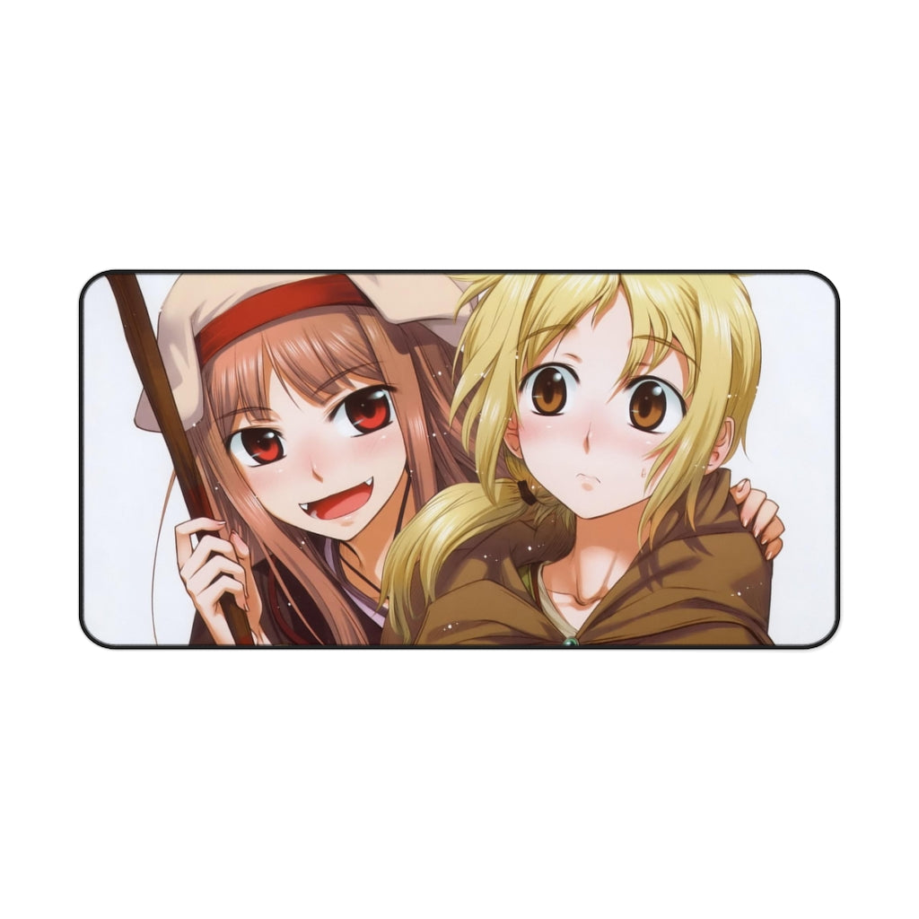 Spice And Wolf Mouse Pad (Desk Mat)