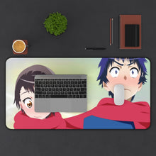 Load image into Gallery viewer, Nisekoi Kosaki Onodera Mouse Pad (Desk Mat) With Laptop
