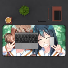 Charger l&#39;image dans la galerie, Sound! Euphonium Kumiko Oumae, Reina Kousaka Mouse Pad (Desk Mat) With Laptop
