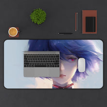 Load image into Gallery viewer, Neon Genesis Evangelion Rei Ayanami Mouse Pad (Desk Mat) With Laptop
