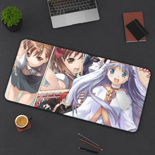 Cargar imagen en el visor de la galería, A Certain Magical Index Kamijou Touma, Mikoto Misaka, Kuroko Shirai, Kaori Kanzaki Mouse Pad (Desk Mat) On Desk
