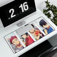 Cargar imagen en el visor de la galería, Free! Makoto Tachibana, Haruka Nanase Mouse Pad (Desk Mat) With Laptop
