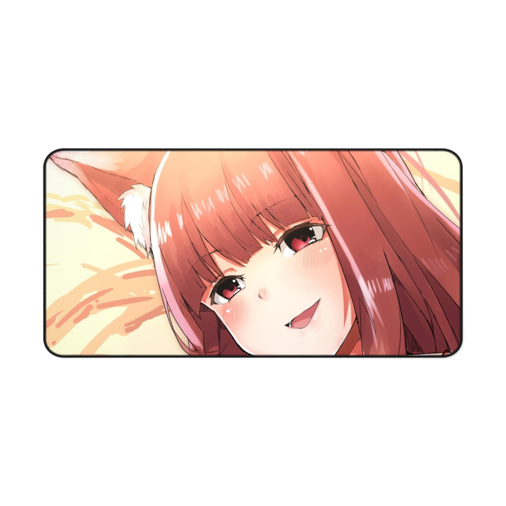 Spice And Wolf Mouse Pad (Desk Mat)