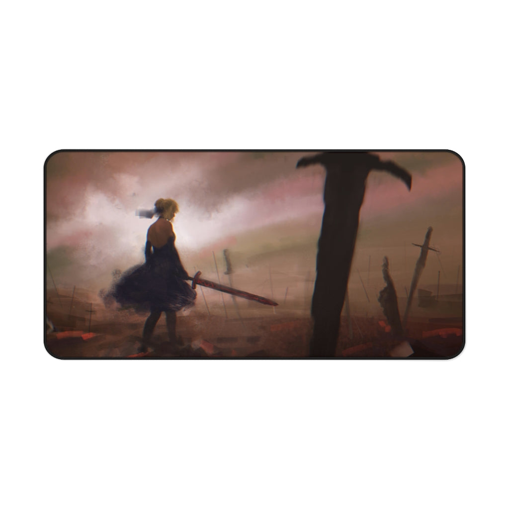 Saber (Fate Series) Mouse Pad (Desk Mat)