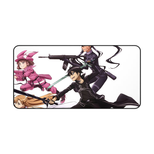 Sword Art Online Kazuto Kirigaya, Asuna Yuuki Mouse Pad (Desk Mat)