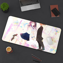 Load image into Gallery viewer, Eru Chitanda  And  Hōtarō Oreki Mouse Pad (Desk Mat) On Desk
