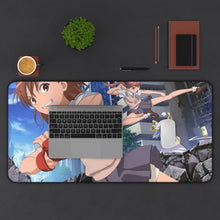 Load image into Gallery viewer, A Certain Scientific Railgun Mouse Pad (Desk Mat) With Laptop
