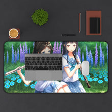 Charger l&#39;image dans la galerie, Sound! Euphonium Mizore Yoroizuka, Nozomi Kasaki Mouse Pad (Desk Mat) With Laptop
