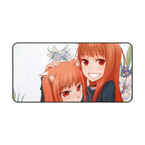 Spice And Wolf Mouse Pad (Desk Mat)