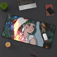 Cargar imagen en el visor de la galería, Princess Mononoke Mouse Pad (Desk Mat) On Desk
