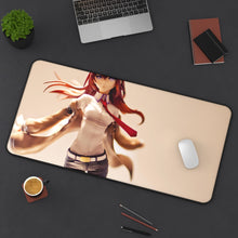 Cargar imagen en el visor de la galería, Makise Kurisu Mouse Pad (Desk Mat) On Desk
