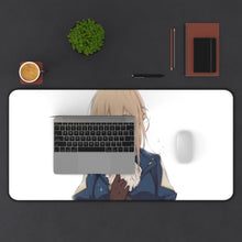 Charger l&#39;image dans la galerie, Violet Evergarden Violet Evergarden Mouse Pad (Desk Mat) With Laptop
