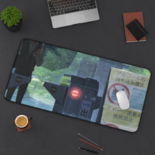 Charger l&#39;image dans la galerie, The Garden Of Words Mouse Pad (Desk Mat) On Desk
