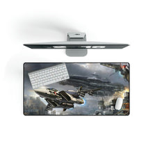 Load image into Gallery viewer, Roy flying Skull Leader with SDF1 in background Mouse Pad (Desk Mat)
