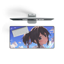 Charger l&#39;image dans la galerie, Mitsuha (Your Name) Mouse Pad (Desk Mat) On Desk
